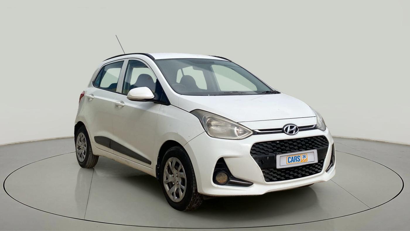 2018 Hyundai Grand i10 SPORTZ 1.2 KAPPA VTVT, Petrol, Manual, 93,392 km, Right Front Diagonal