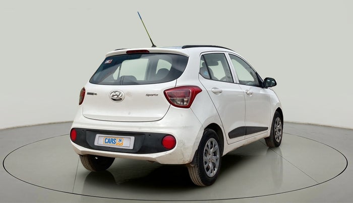 2018 Hyundai Grand i10 SPORTZ 1.2 KAPPA VTVT, Petrol, Manual, 93,392 km, Right Back Diagonal