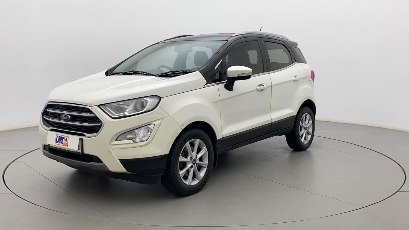 2018 Ford Ecosport TITANIUM 1.5L DIESEL, Diesel, Manual, 1,17,875 km, Left Front Diagonal