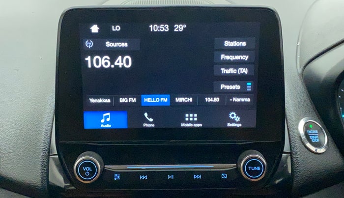 2018 Ford Ecosport TITANIUM 1.5L DIESEL, Diesel, Manual, 1,17,875 km, Infotainment System