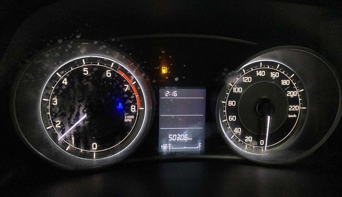 2017 Maruti Dzire VXI, Petrol, Manual, 50,551 km, Odometer Image