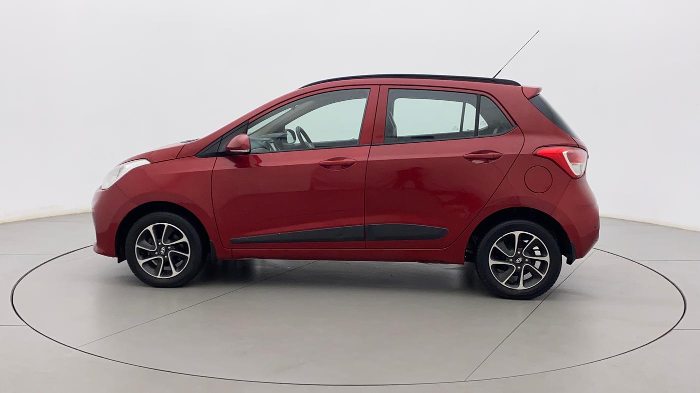 2018 Hyundai Grand i10 SPORTZ (O) AT 1.2 KAPPA VTVT, Petrol, Automatic, 19,093 km, Left Side