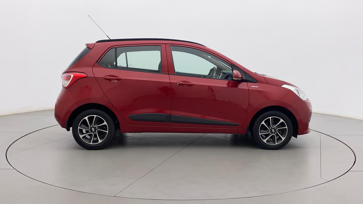 2018 Hyundai Grand i10 SPORTZ (O) AT 1.2 KAPPA VTVT, Petrol, Automatic, 19,093 km, Right Side View