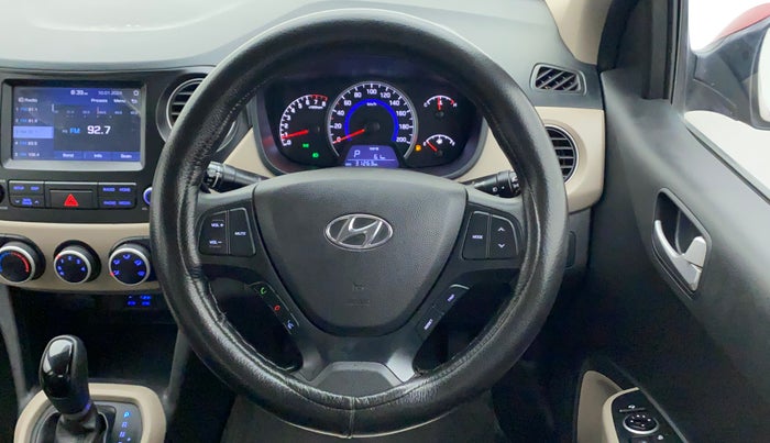 2018 Hyundai Grand i10 SPORTZ AT 1.2 KAPPA VTVT, Petrol, Automatic, 31,465 km, Steering Wheel Close Up