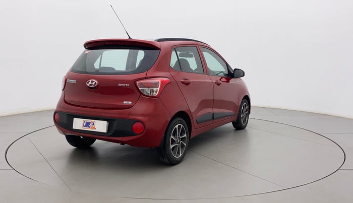 2018 Hyundai Grand i10 SPORTZ AT 1.2 KAPPA VTVT, Petrol, Automatic, 31,465 km, Right Back Diagonal