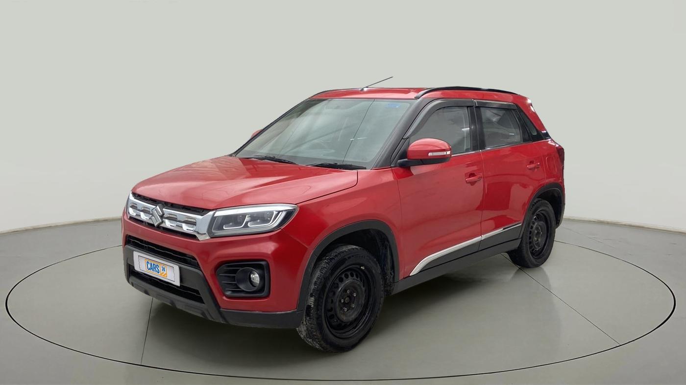 2020 Maruti Vitara Brezza VXI AT SHVS, CNG, Automatic, 42,650 km, Left Front Diagonal