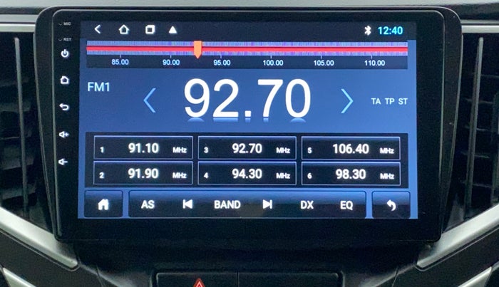2017 Maruti Baleno ZETA CVT PETROL 1.2, Petrol, Automatic, 39,635 km, Infotainment System