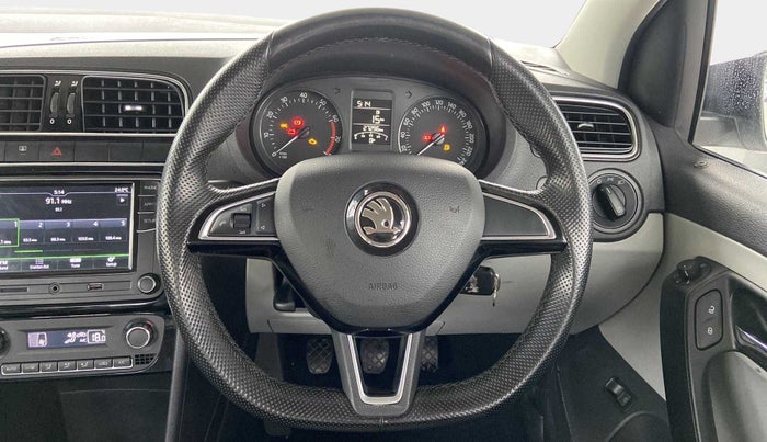 2021 Skoda Rapid 1.0 AMBITION TSI MT, Petrol, Manual, 27,383 km, Steering Wheel Close Up