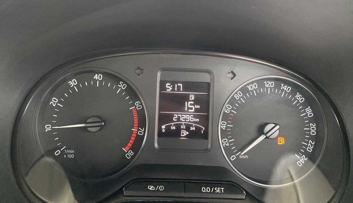 2021 Skoda Rapid 1.0 AMBITION TSI MT, Petrol, Manual, 27,383 km, Odometer Image