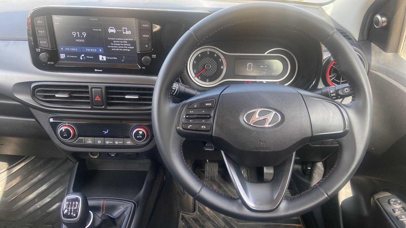 2020 Hyundai GRAND I10 NIOS SPORTZ 1.0 TURBO GDI, Petrol, Manual, 12,835 km, Steering Wheel Close Up
