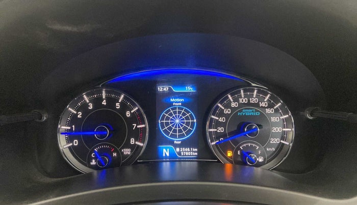 2020 Maruti Ciaz DELTA AT 1.5 SHVS PETROL, Petrol, Automatic, 57,803 km, Odometer Image