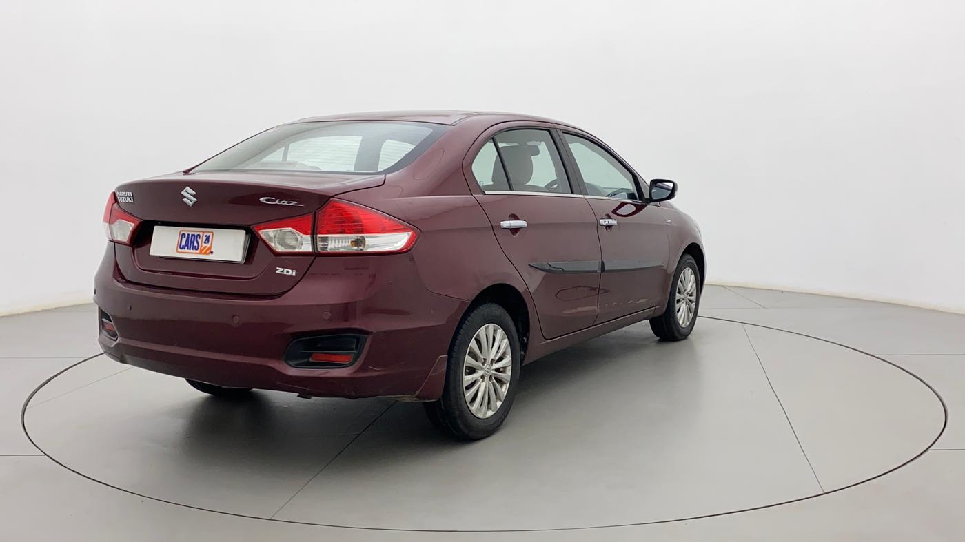 2015 Maruti Ciaz ZDI, Diesel, Manual, 85,308 km, Right Back Diagonal