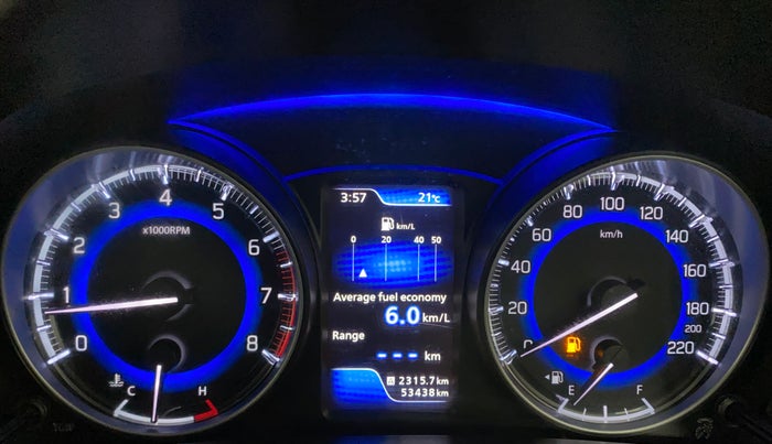 2019 Toyota Glanza G, Petrol, Manual, 53,435 km, Odometer Image