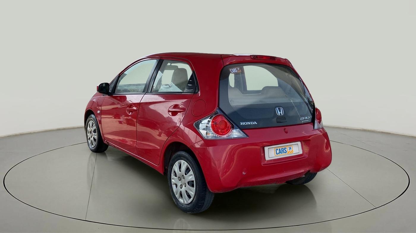 2012 Honda Brio S MT, Petrol, Manual, 63,240 km, Left Back Diagonal