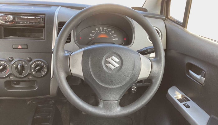 2011 Maruti Wagon R 1.0 LXI, Petrol, Manual, 71,397 km, Steering Wheel Close Up