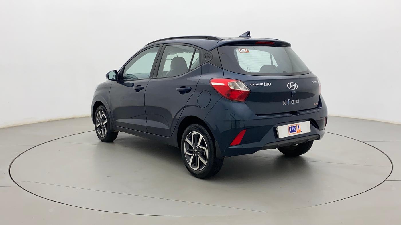 2022 Hyundai GRAND I10 NIOS SPORTZ 1.0 TURBO GDI, Petrol, Manual, 8,396 km, Left Back Diagonal