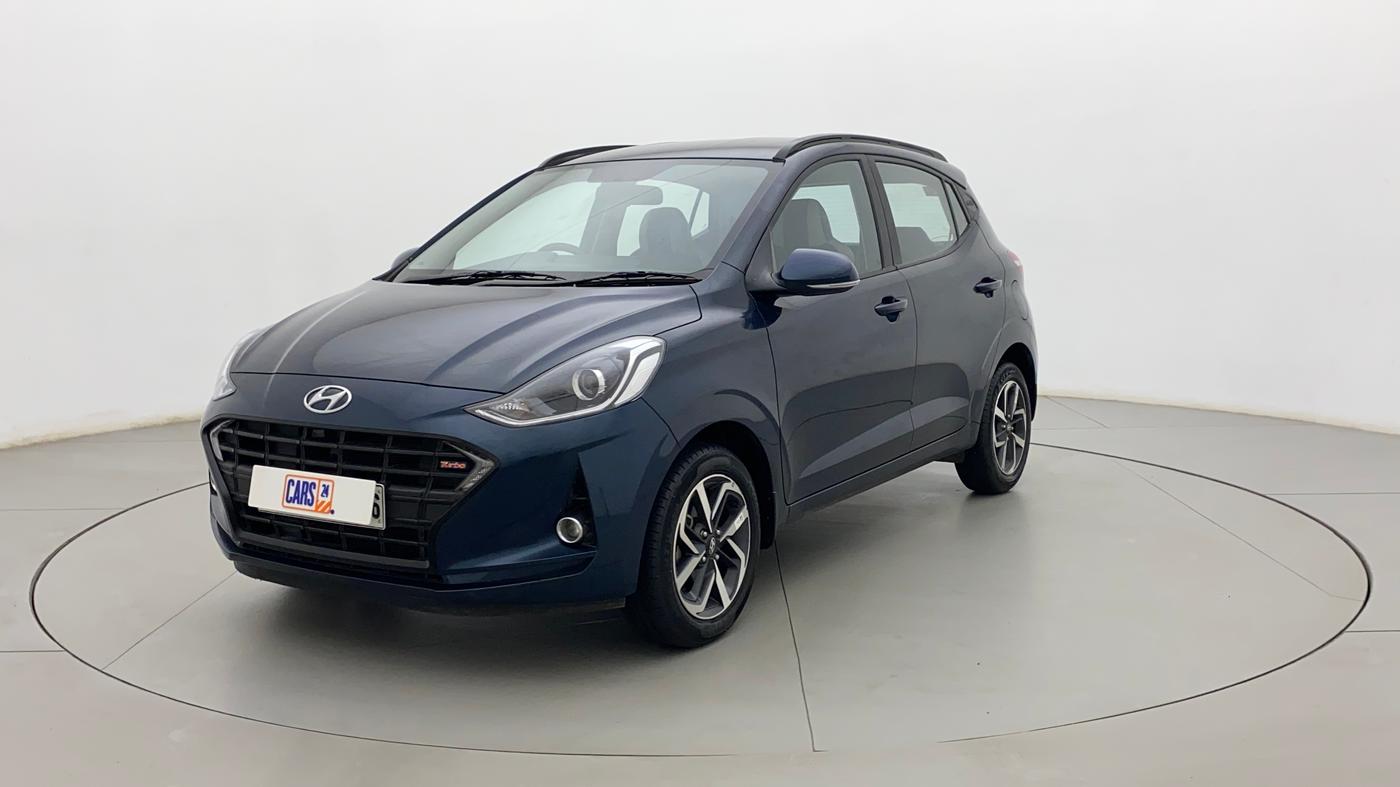 2022 Hyundai GRAND I10 NIOS SPORTZ 1.0 TURBO GDI, Petrol, Manual, 8,396 km, Left Front Diagonal
