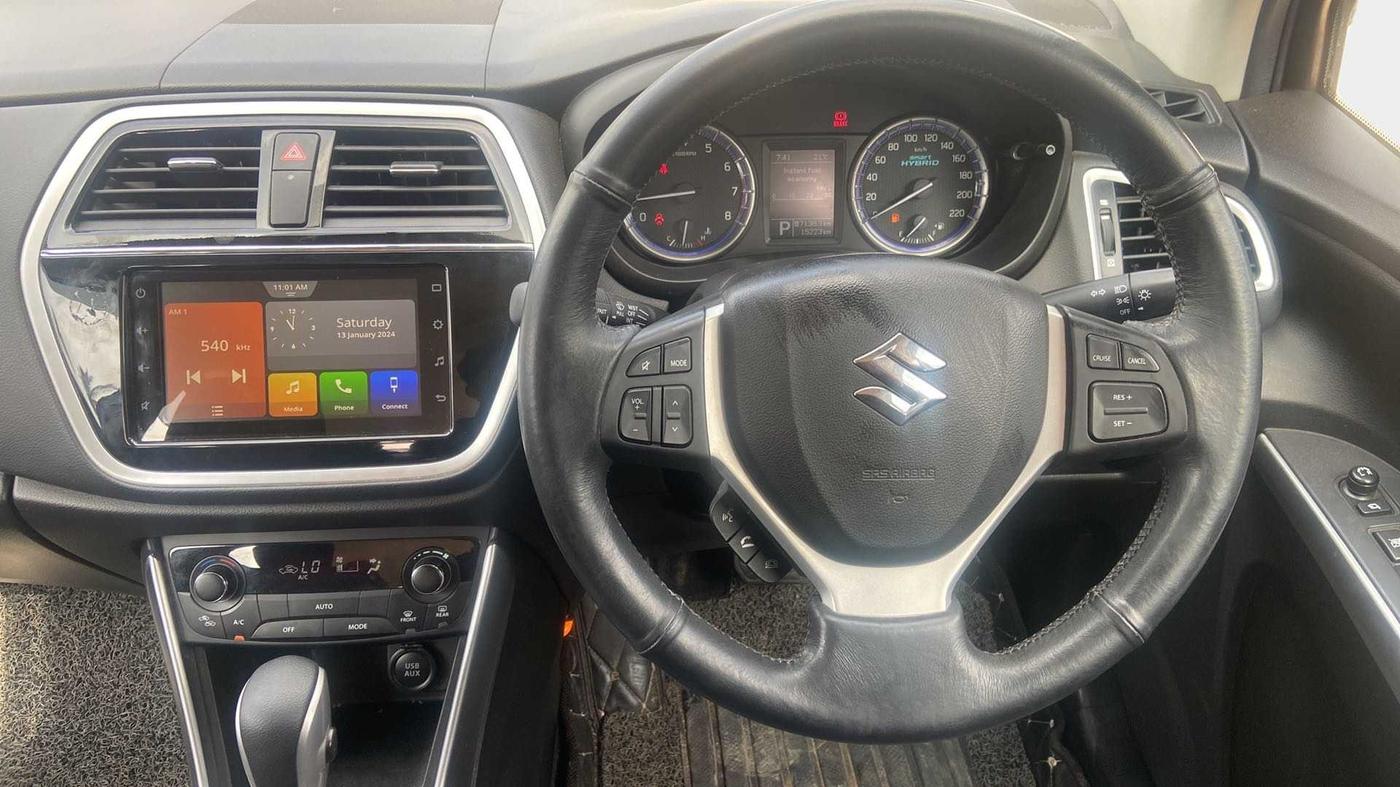 2021 Maruti S Cross ZETA AT 1.5, Petrol, Automatic, 15,536 km, Steering Wheel Close Up