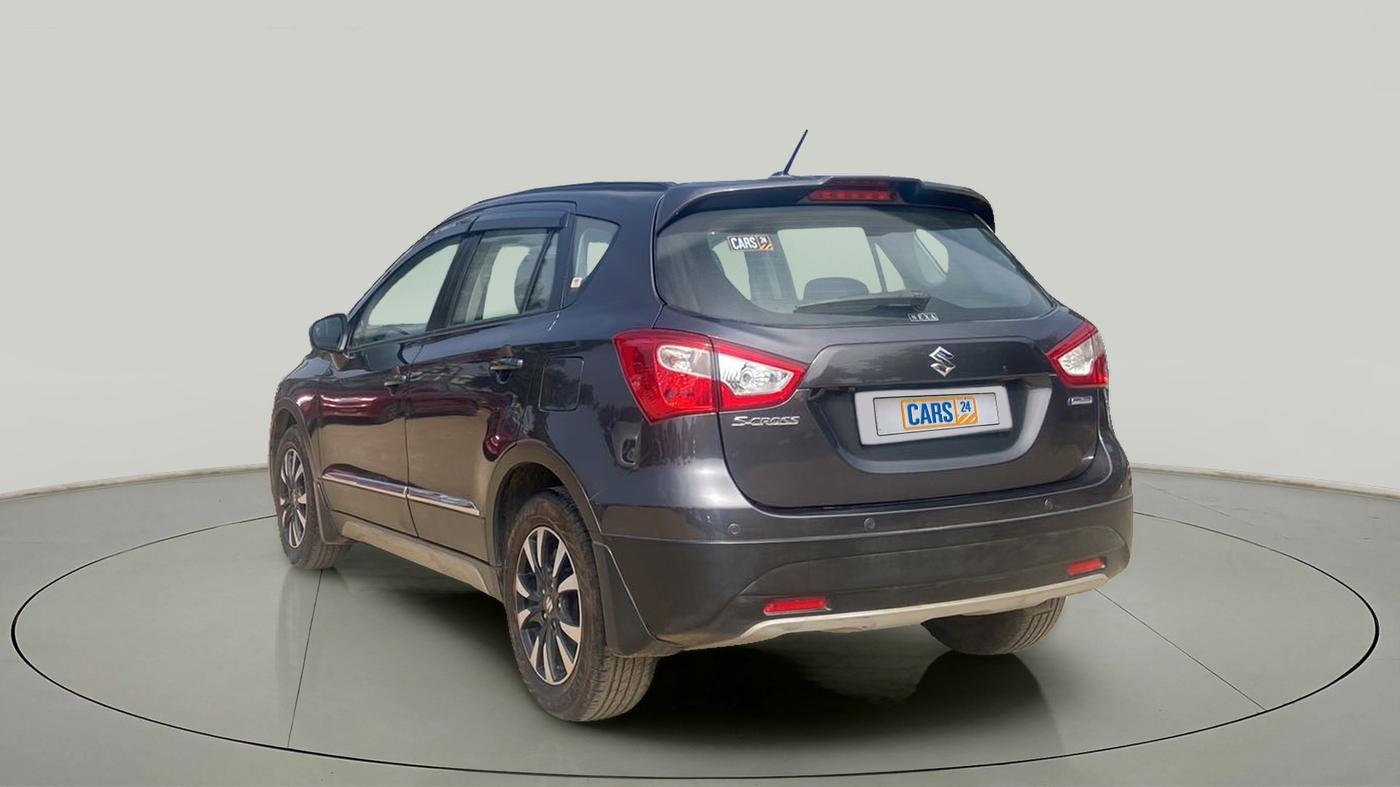 2021 Maruti S Cross ZETA AT 1.5, Petrol, Automatic, 15,536 km, Left Back Diagonal