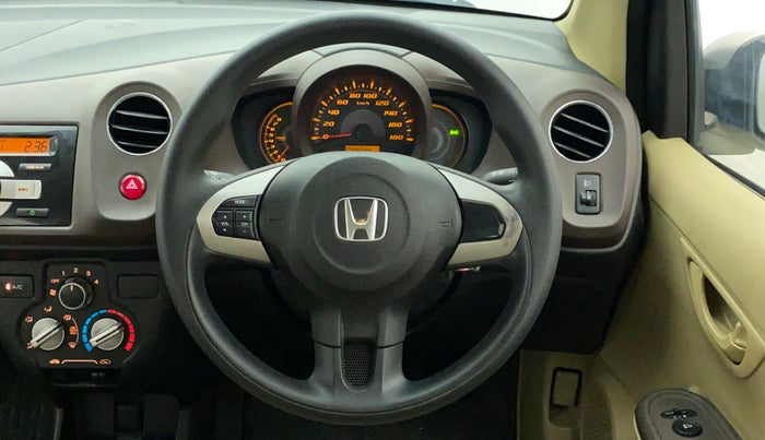2013 Honda Amaze 1.2L I-VTEC S, Petrol, Manual, 44,684 km, Steering Wheel Close Up