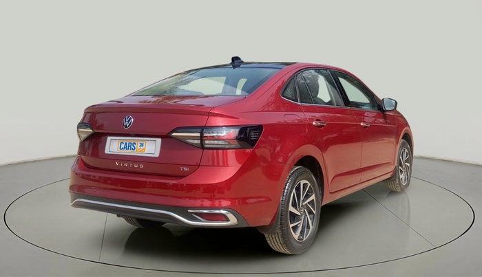 2022 Volkswagen VIRTUS TOPLINE TSI 1.0 AT, Petrol, Automatic, 9,032 km, Right Back Diagonal