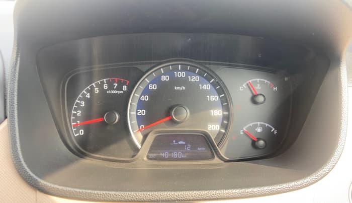 2014 Hyundai Xcent SX 1.2 (O), Petrol, Manual, 40,162 km, Odometer Image