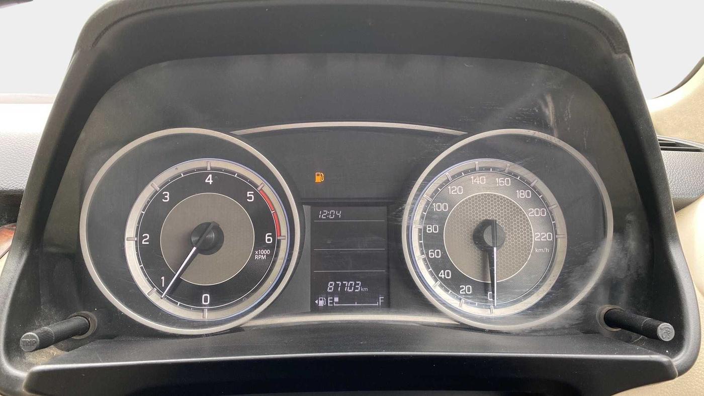 2017 Maruti Dzire VDI, Diesel, Manual, 87,744 km, Odometer Image