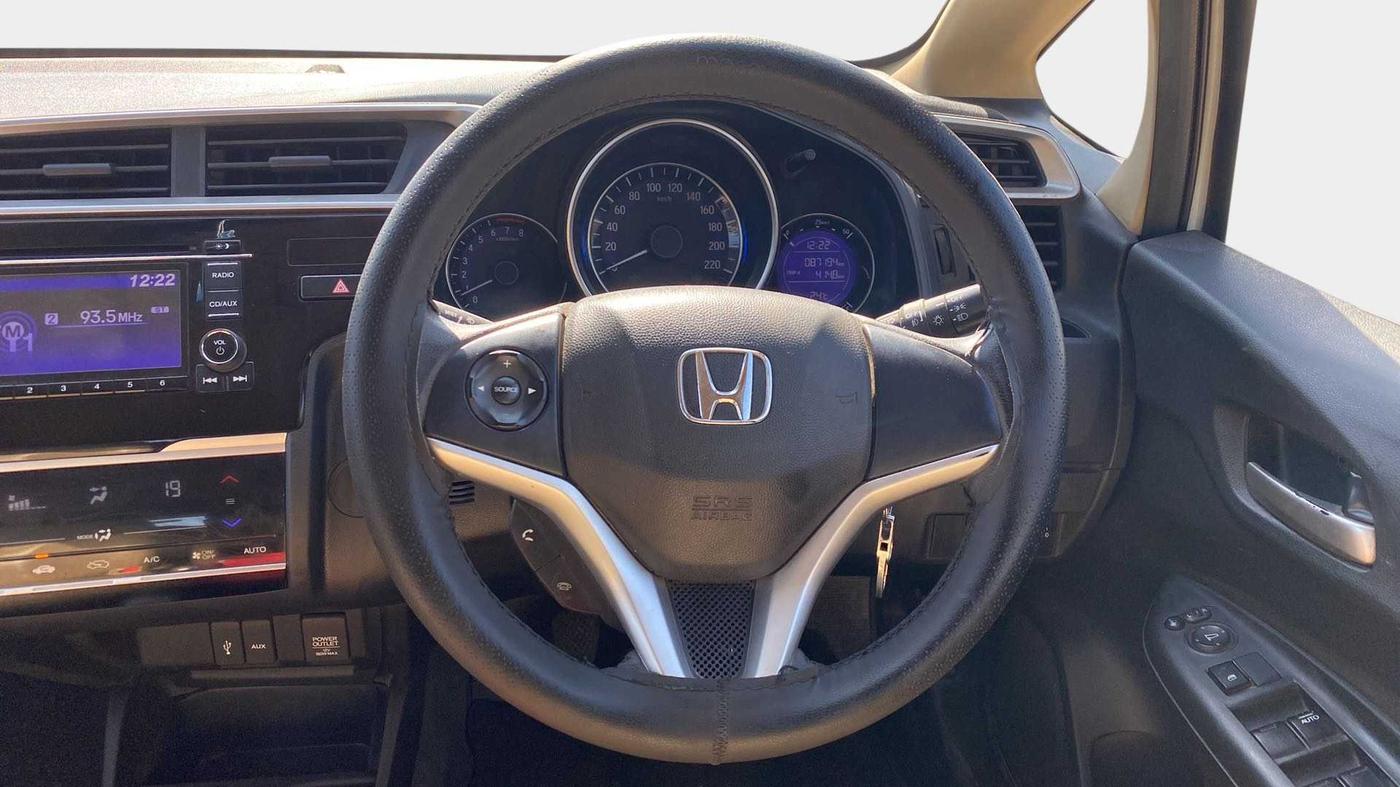 2017 Honda Jazz 1.2L I-VTEC V, Petrol, Manual, 87,185 km, Steering Wheel Close Up