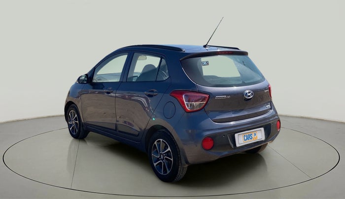 2017 Hyundai Grand i10 SPORTZ (O) AT 1.2 KAPPA VTVT, Petrol, Automatic, 55,629 km, Left Back Diagonal
