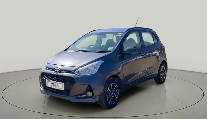 2017 Hyundai Grand i10 SPORTZ (O) AT 1.2 KAPPA VTVT, Petrol, Automatic, 55,629 km, Left Front Diagonal