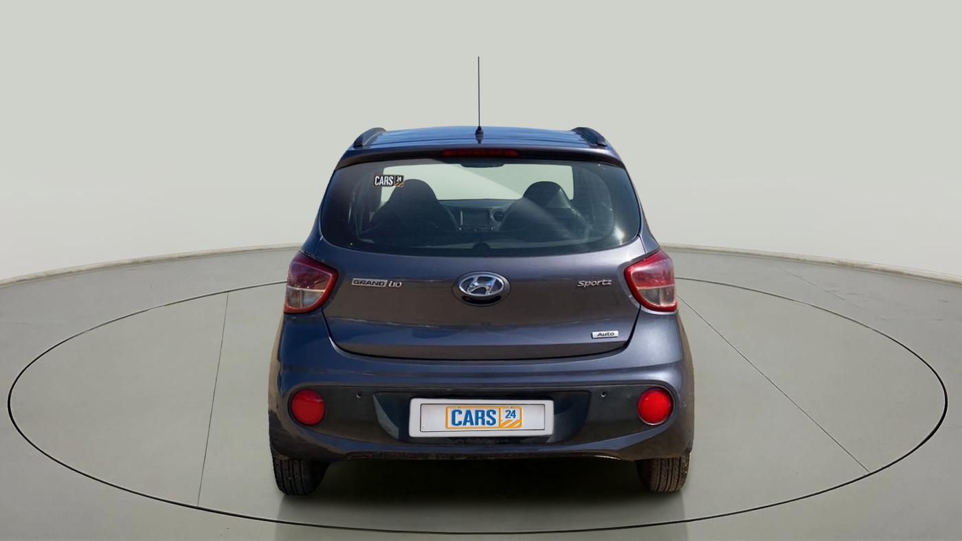 2017 Hyundai Grand i10 SPORTZ (O) AT 1.2 KAPPA VTVT, Petrol, Automatic, 55,629 km, Back/Rear