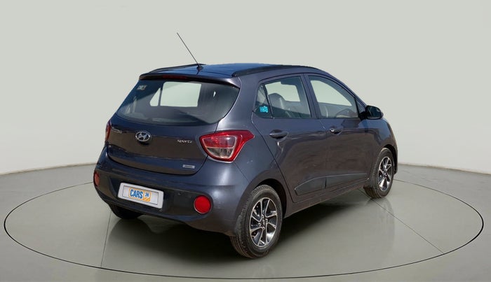 2017 Hyundai Grand i10 SPORTZ (O) AT 1.2 KAPPA VTVT, Petrol, Automatic, 55,629 km, Right Back Diagonal