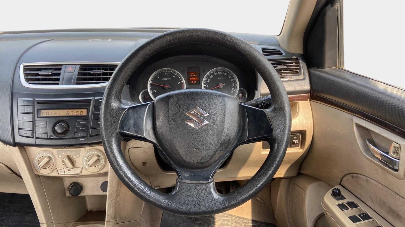 2012 Maruti Swift Dzire VDI, Diesel, Manual, 96,364 km, Steering Wheel Close Up