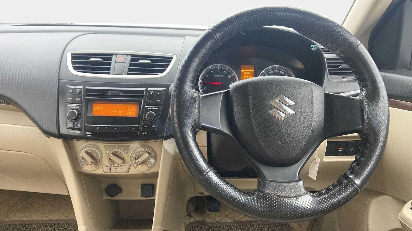 2017 Maruti Swift Dzire VXI, Petrol, Manual, 60,753 km, Steering Wheel Close Up