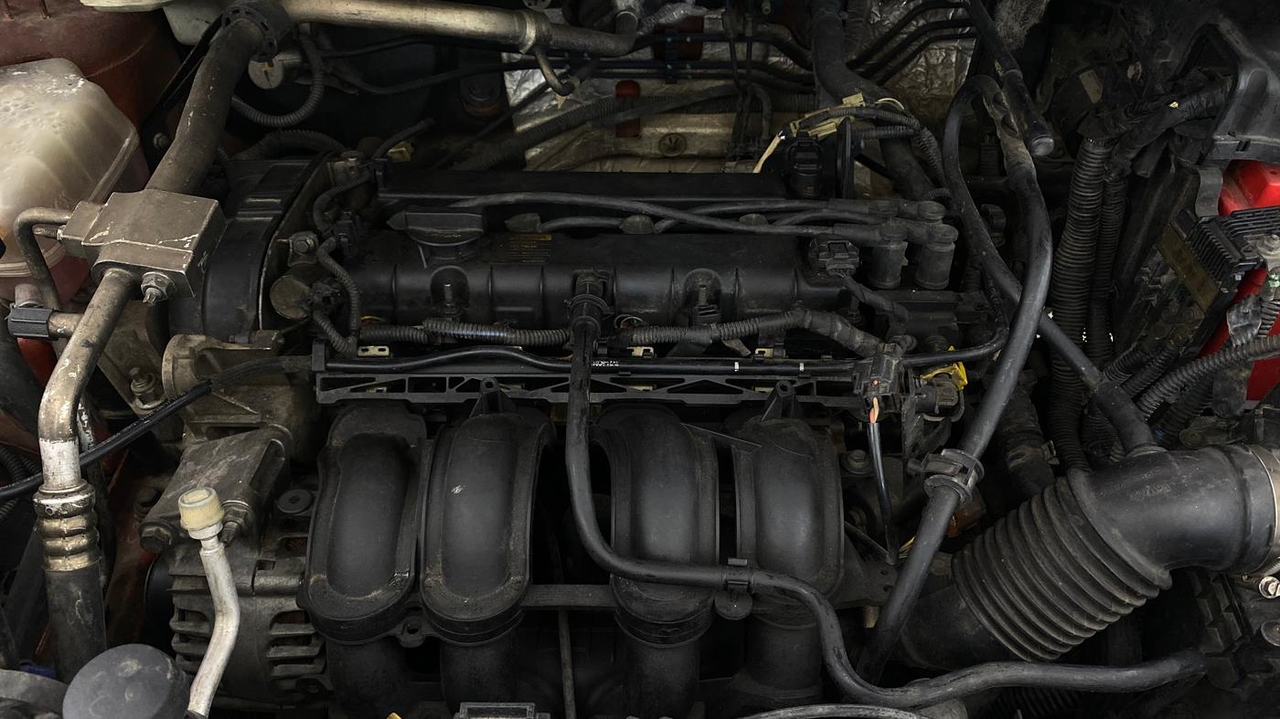 2013 Ford Ecosport TITANIUM 1.5L PETROL AT, Petrol, Automatic, 95,208 km, Engine View