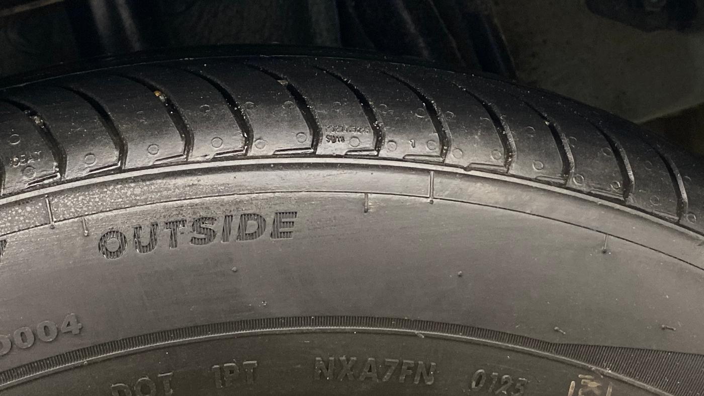 2025 Tata Tiago XZ PLUS PETROL, Petrol, Manual, 10,056 km, Left Rear Tyre Tread