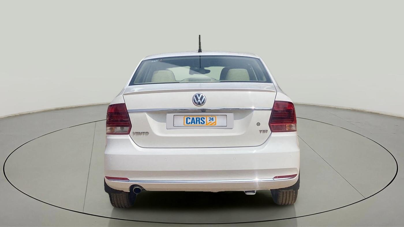 2019 Volkswagen Vento HIGHLINE PLUS 1.2 AT 16 ALLOY, Petrol, Automatic, 24,645 km, Back/Rear