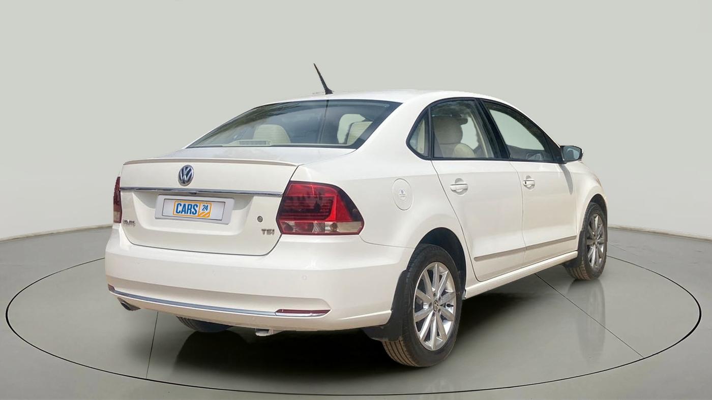 2019 Volkswagen Vento HIGHLINE PLUS 1.2 AT 16 ALLOY, Petrol, Automatic, 24,645 km, Right Back Diagonal