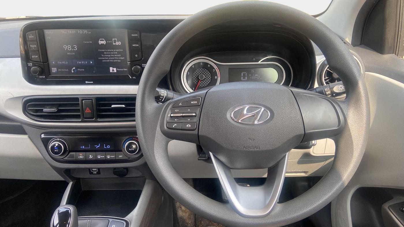 2021 Hyundai GRAND I10 NIOS SPORTZ AMT 1.2 KAPPA VTVT, Petrol, Automatic, 11,746 km, Steering Wheel Close Up