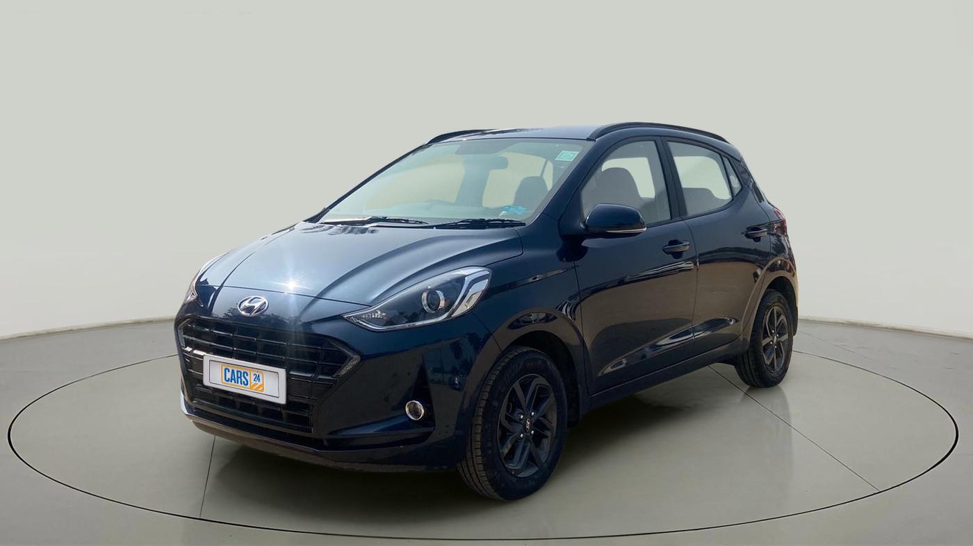 2021 Hyundai GRAND I10 NIOS SPORTZ AMT 1.2 KAPPA VTVT, Petrol, Automatic, 11,746 km, Left Front Diagonal