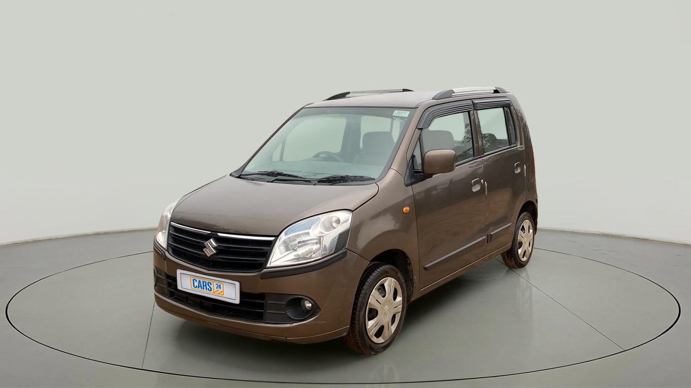 2012 Maruti Wagon R 1.0 VXI, Petrol, Manual, 66,588 km, Left Front Diagonal
