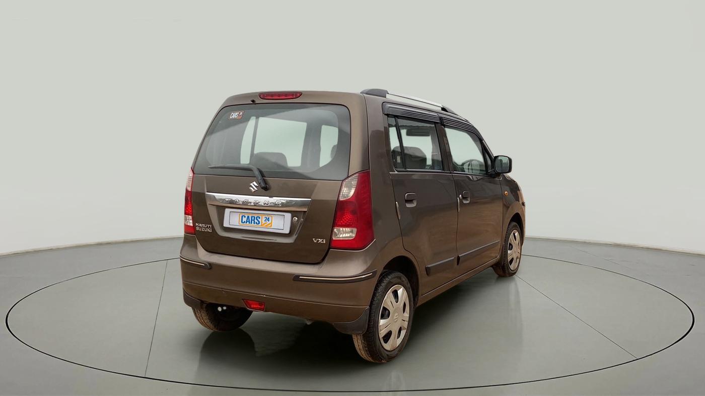 2012 Maruti Wagon R 1.0 VXI, Petrol, Manual, 66,588 km, Right Back Diagonal