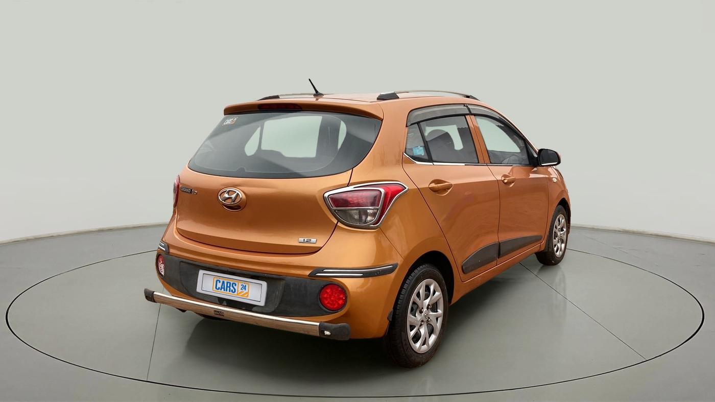 2017 Hyundai Grand i10 MAGNA 1.2 KAPPA VTVT, Petrol, Manual, 14,433 km, Right Back Diagonal
