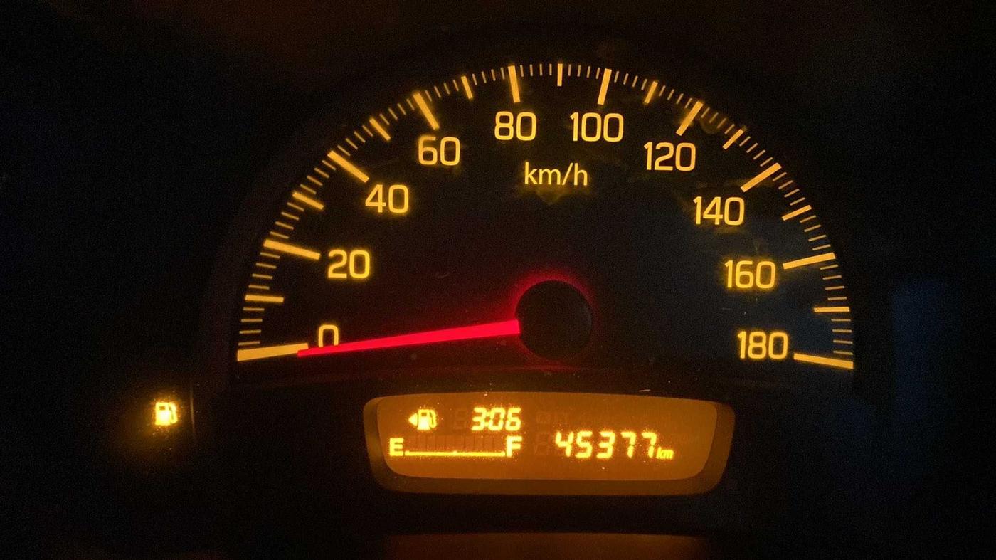 2015 Maruti Celerio VXI, Petrol, Manual, 45,438 km, Odometer Image