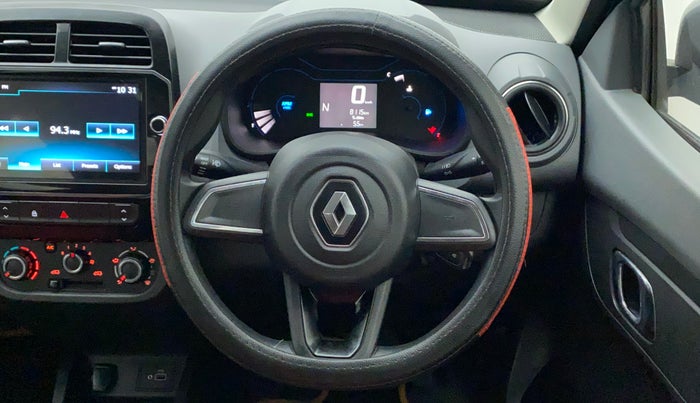 2020 Renault Kwid RXT 1.0 AMT (O), Petrol, Automatic, 8,115 km, Steering Wheel Close Up