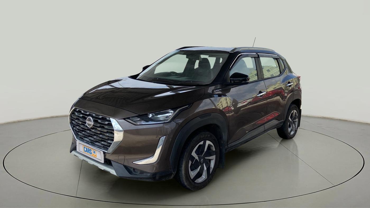 2022 Nissan MAGNITE XL TURBO CVT, Petrol, Automatic, 12,205 km, Left Front Diagonal