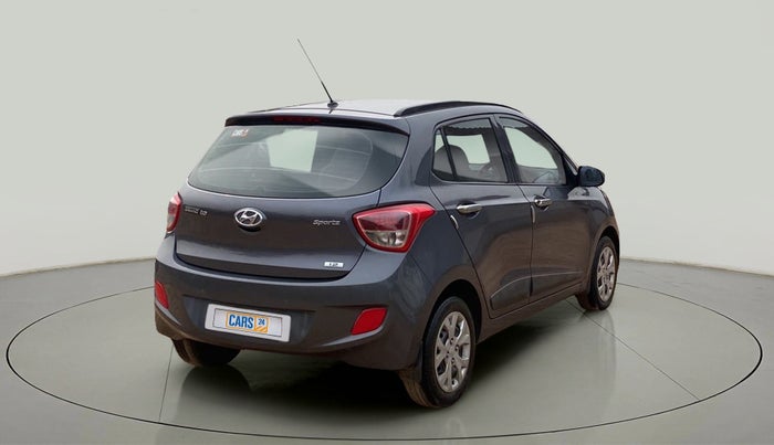 2015 Hyundai Grand i10 SPORTZ 1.2 KAPPA VTVT, Petrol, Manual, 38,387 km, Right Back Diagonal