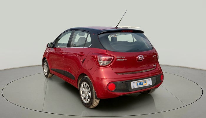 2017 Hyundai Grand i10 SPORTZ 1.2 KAPPA VTVT, Petrol, Manual, 50,391 km, Left Back Diagonal