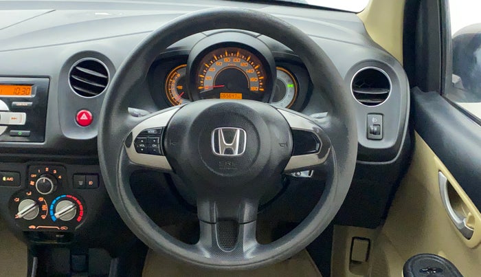 2014 Honda Brio VX MT, Petrol, Manual, 65,647 km, Steering Wheel Close Up