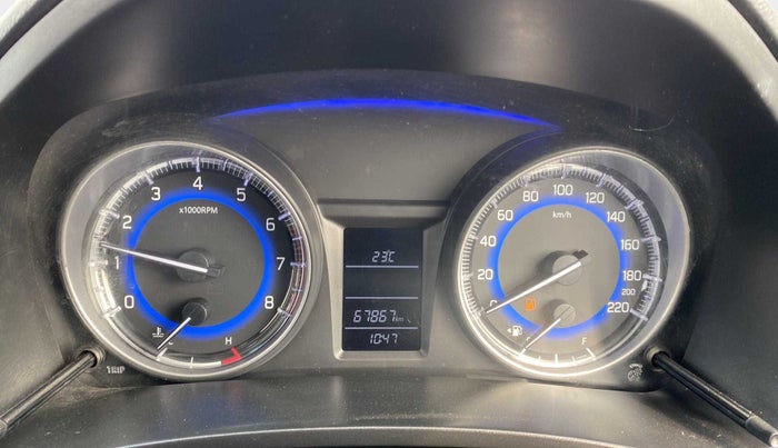 2017 Maruti Baleno DELTA PETROL 1.2, Petrol, Manual, 67,857 km, Odometer Image